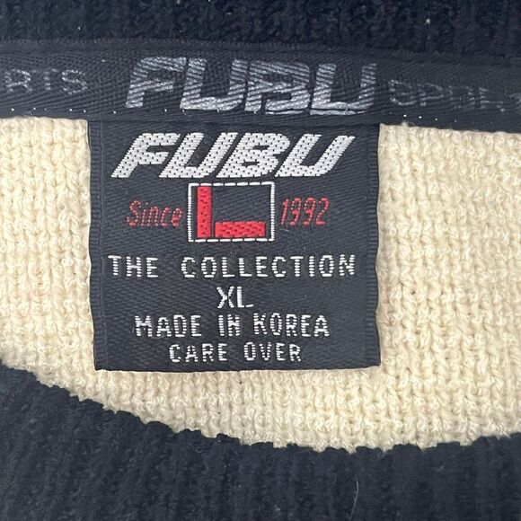 FUBU Men’s Vintage Blue All Weather Sport Collection XL Sweater - Picture 7 of 9